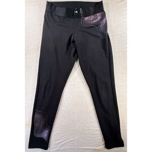 Adidas Womens Pants HLDY GFX Tights Size Medium Black New